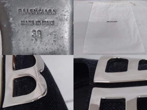 BALENCIAGA/バレンシアガ/BBロゴサンダル/ミュール/ポインテッドトゥ