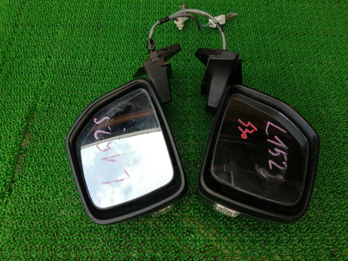 618 Move L150S L152S L160S original door mirror left right set side mirror driver`s seat side passenger's seat side electric storage turn signal attaching operation verification OK S30