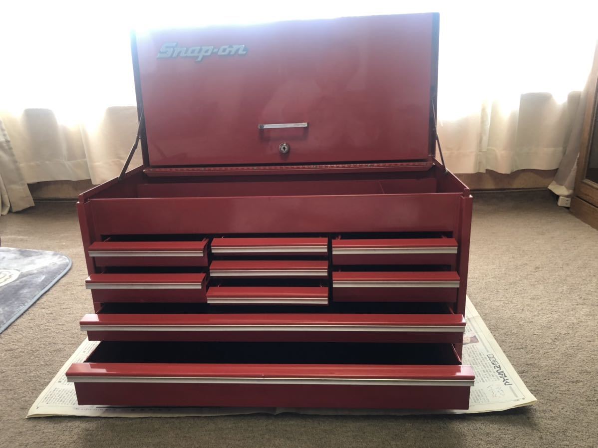 Snap-on スナップオン 工具箱 KRA58J トップチェスト 鍵2個 5段