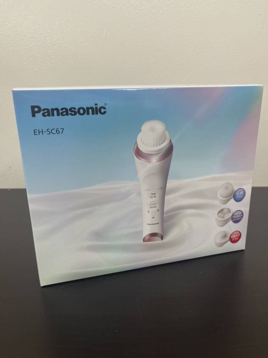 送料無料】【新品・未使用品】Panasonic パナソニック EH-SC67-P ピンク調 洗顔美容器 濃密泡エステ 