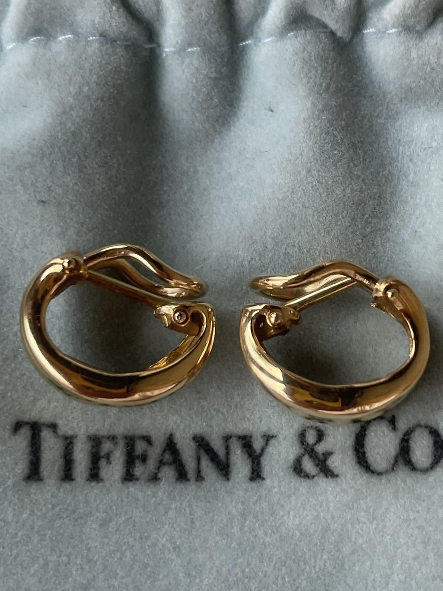 TIFFANY&CO. ティファニー K18 750 刻印あり 18金 ピアス イヤリング