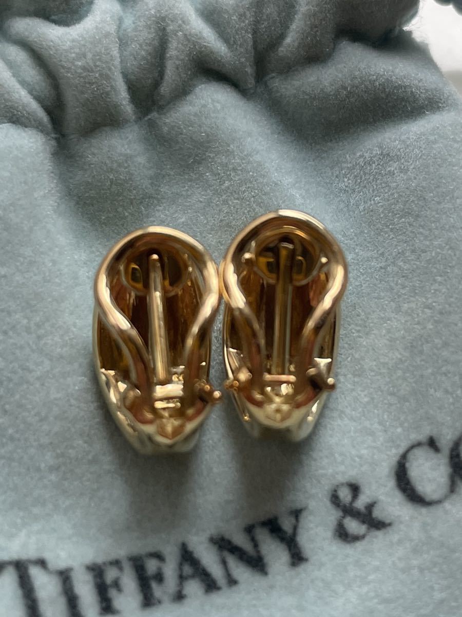 TIFFANY&CO. ティファニー K18 750 刻印あり 18金 ピアス イヤリング