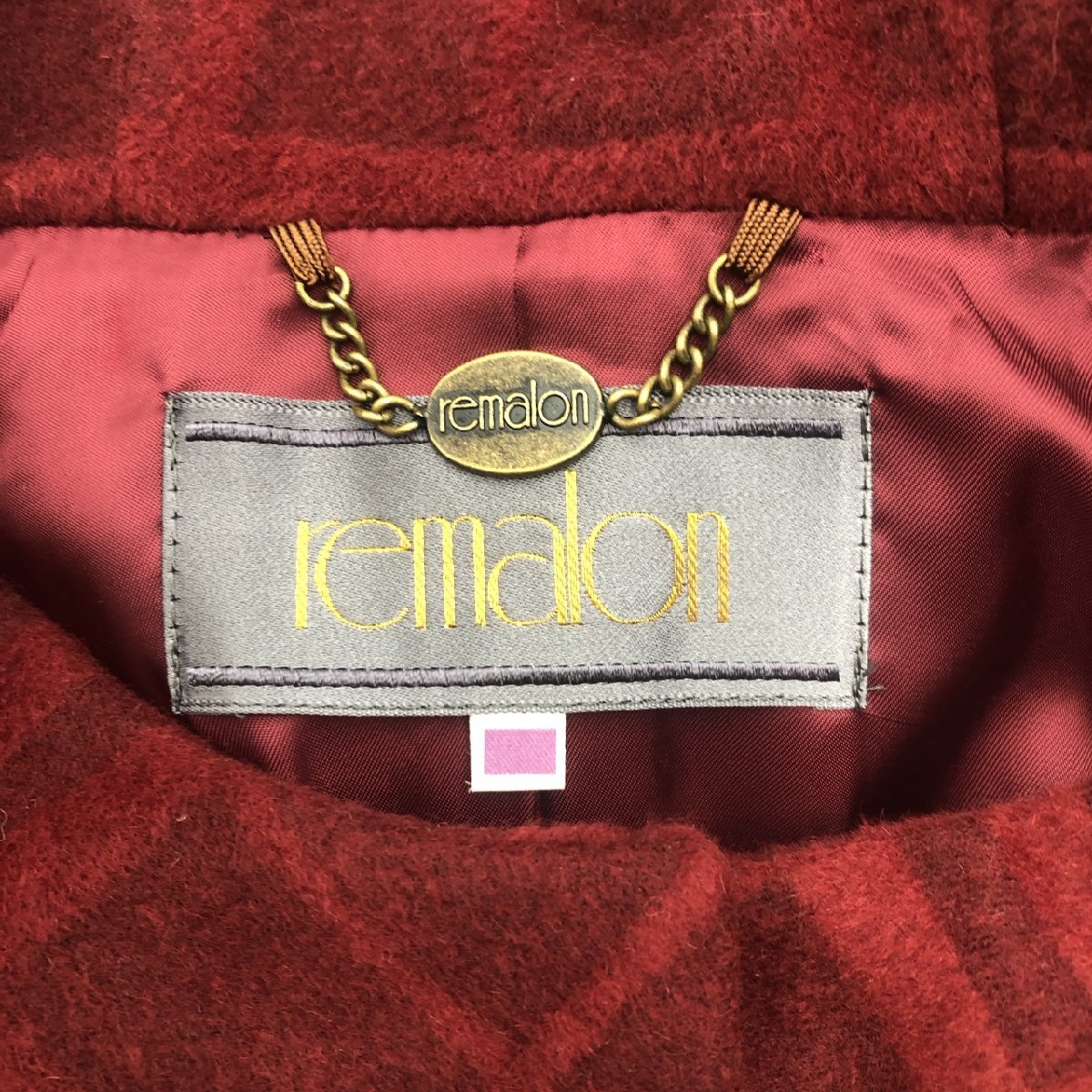 高級婦人服 ⑧大きいサイズ 17号 冬物コート remalon レマロン 高級婦人服 ⑧大きいサイズ 17号 冬物コート remalon レマロン