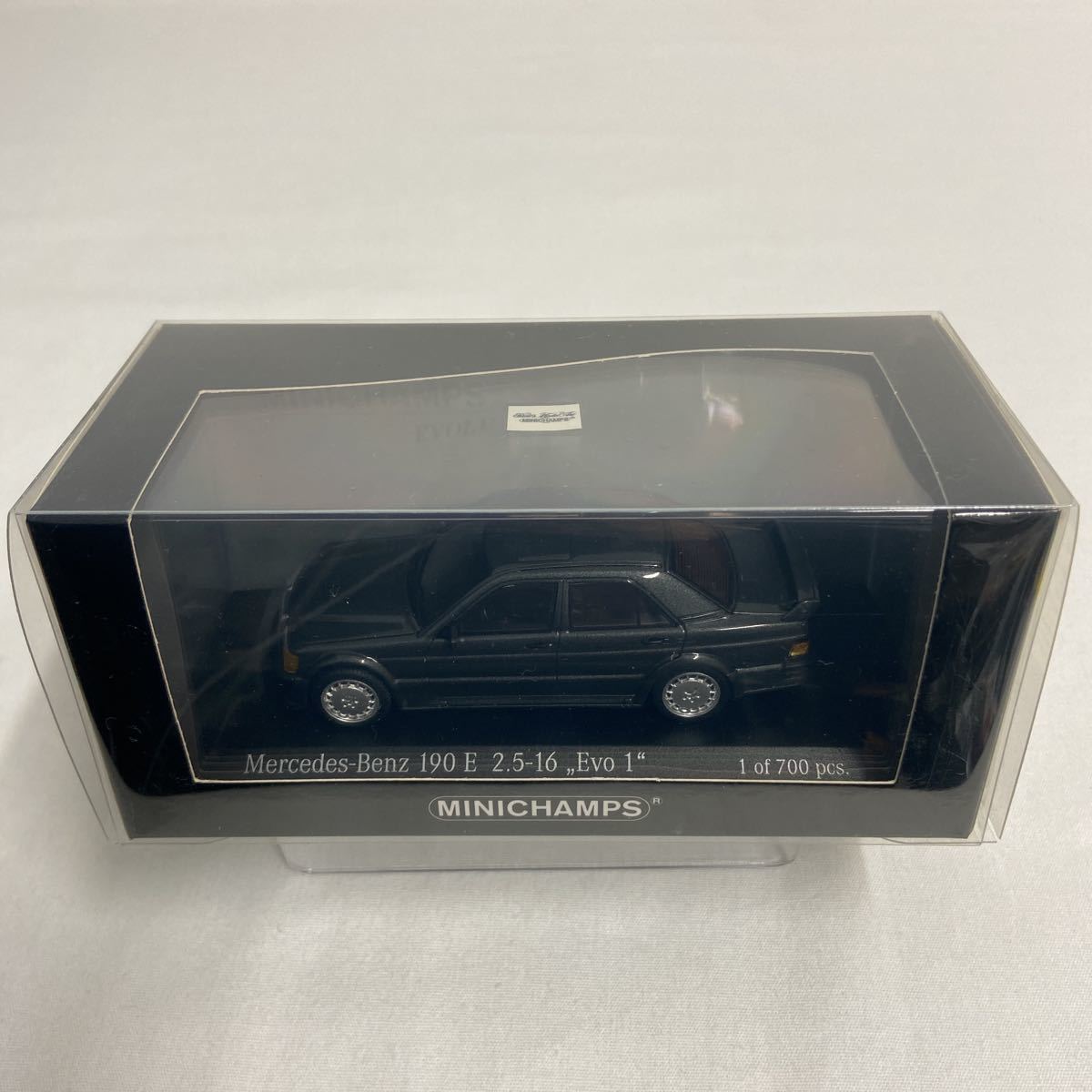  редкий ограничение 700 шт. MINICHAMPS 1/43 Mercedes Benz 190E 2.5-16 Evo1 1990 год W201 PMA Minichamps Mercedes Benz известная машина распроданный миникар 