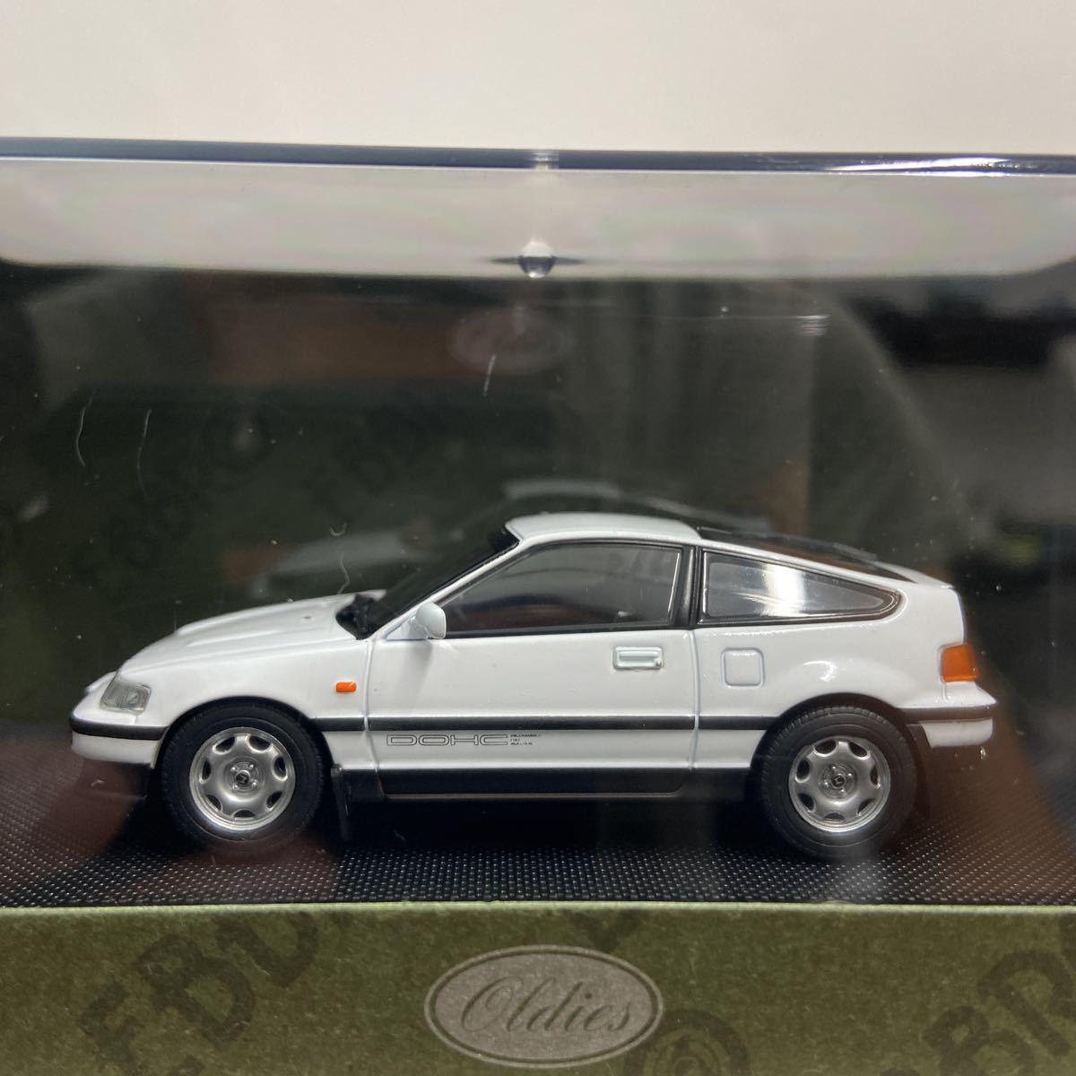 EBBRO 1/43 HONDA CR-X 1987 год WHITE EBBRO Honda белый JDM местного производства старый название машины машина распроданный миникар модель машина 