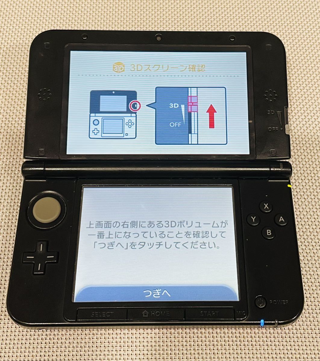 ニンテンドー3DS LL レッドブラック 本体動作品 送料無料 付属品付き