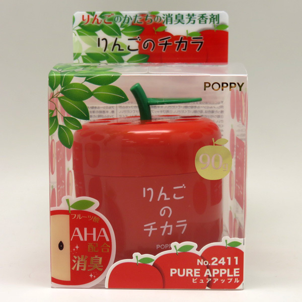 ダイヤケミカル：芳香剤 消臭剤 りんご ゲルタイプ ピュアアップル 90g 消臭芳香剤/2411_画像1