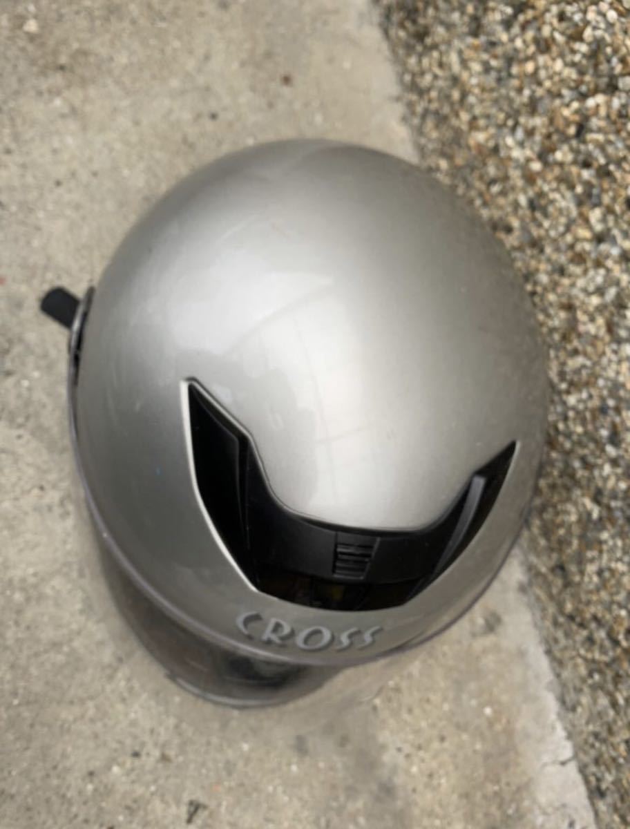中古品★CROOSS 自動二輪車用ヘルメット57-60サイズの画像2