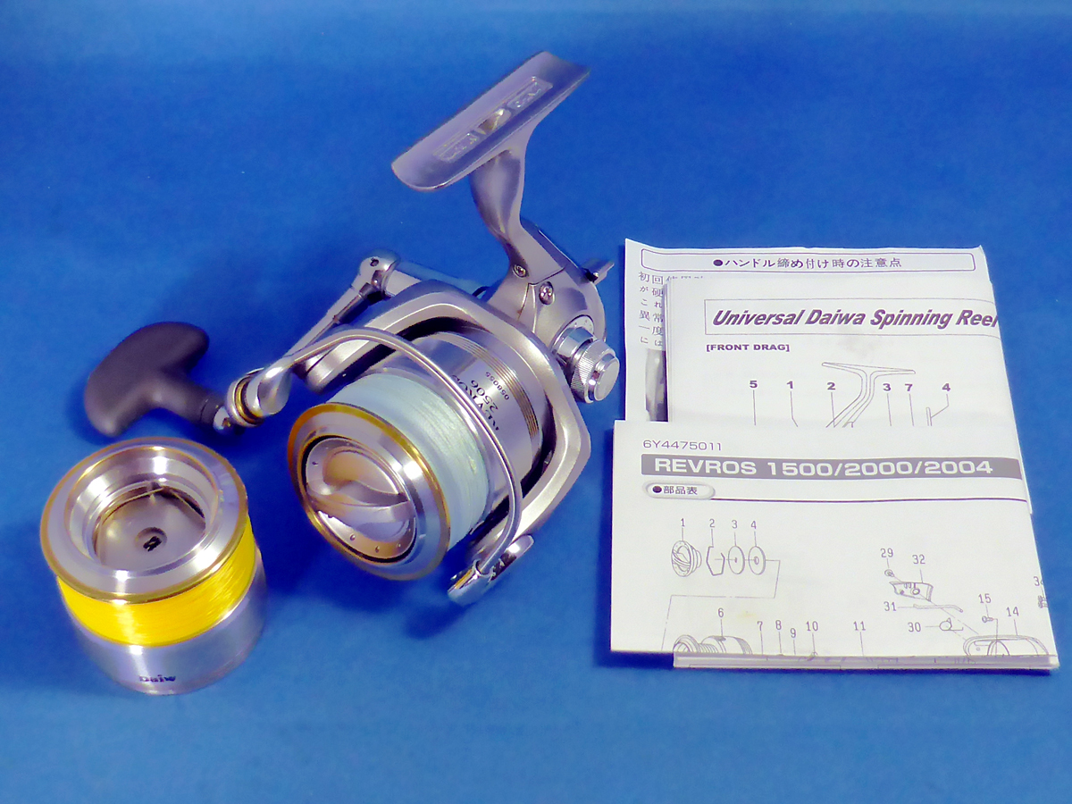 Daiwa ダイワ Revros レブロス 2506 替えスプール付 中古美品 新しい季節 Daiwa ダイワ Revros レブロス 2506 替えスプール付 中古美品 新しい季節
