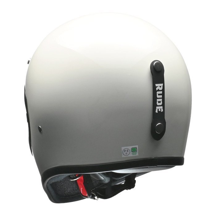 【ホワイト】RUDE リード工業 バイク用 フルフェイス スクランブラーヘルメット 白 ルード LEAD ゴーグル付属 57～60cm_画像4