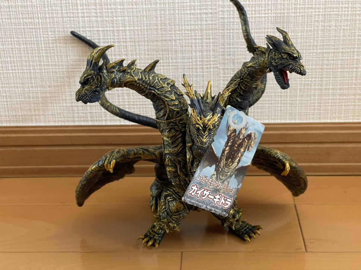  Bandai Kaiser gi гонг Movie Monstar спецэффекты восток . Godzilla монстр SF King Giddra sofvi фигурка с биркой 