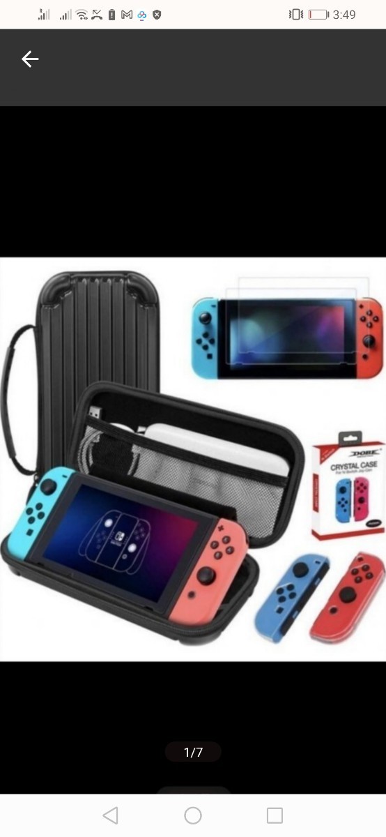 スイッチ 保護ケース 3in1【収納保護ケース+極薄保護フィルム 2枚+JoyCon専用カバー】 10枚カード 収納可