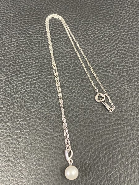ミキモト パール ネックレス 一粒 本真珠 silver925 シルバー 爆速黒字化 MIKIMOTO パールネックレス 真珠 silver925 ネックレス