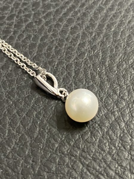 ミキモト パール ネックレス 一粒 本真珠 silver925 シルバー 爆速黒字化 MIKIMOTO パールネックレス 真珠 silver925 ネックレス