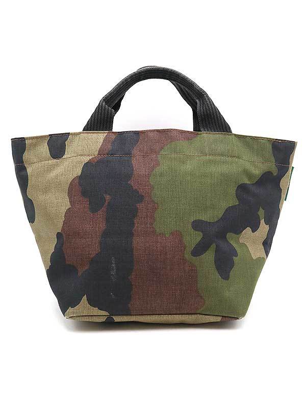 Herve Chapelier エルベシャプリエ カモフラージュ柄トートバッグ Herve Chapelier エルベシャプリエ カモフラージュ柄トートバッグ
