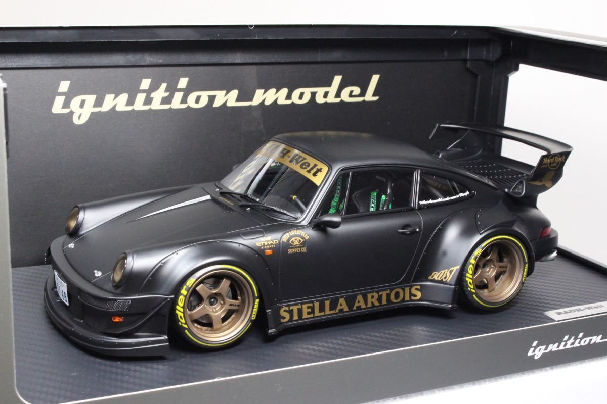 IG2465 1/18 RWB 964 Matte Black Porsche 911 964 ポルシェ