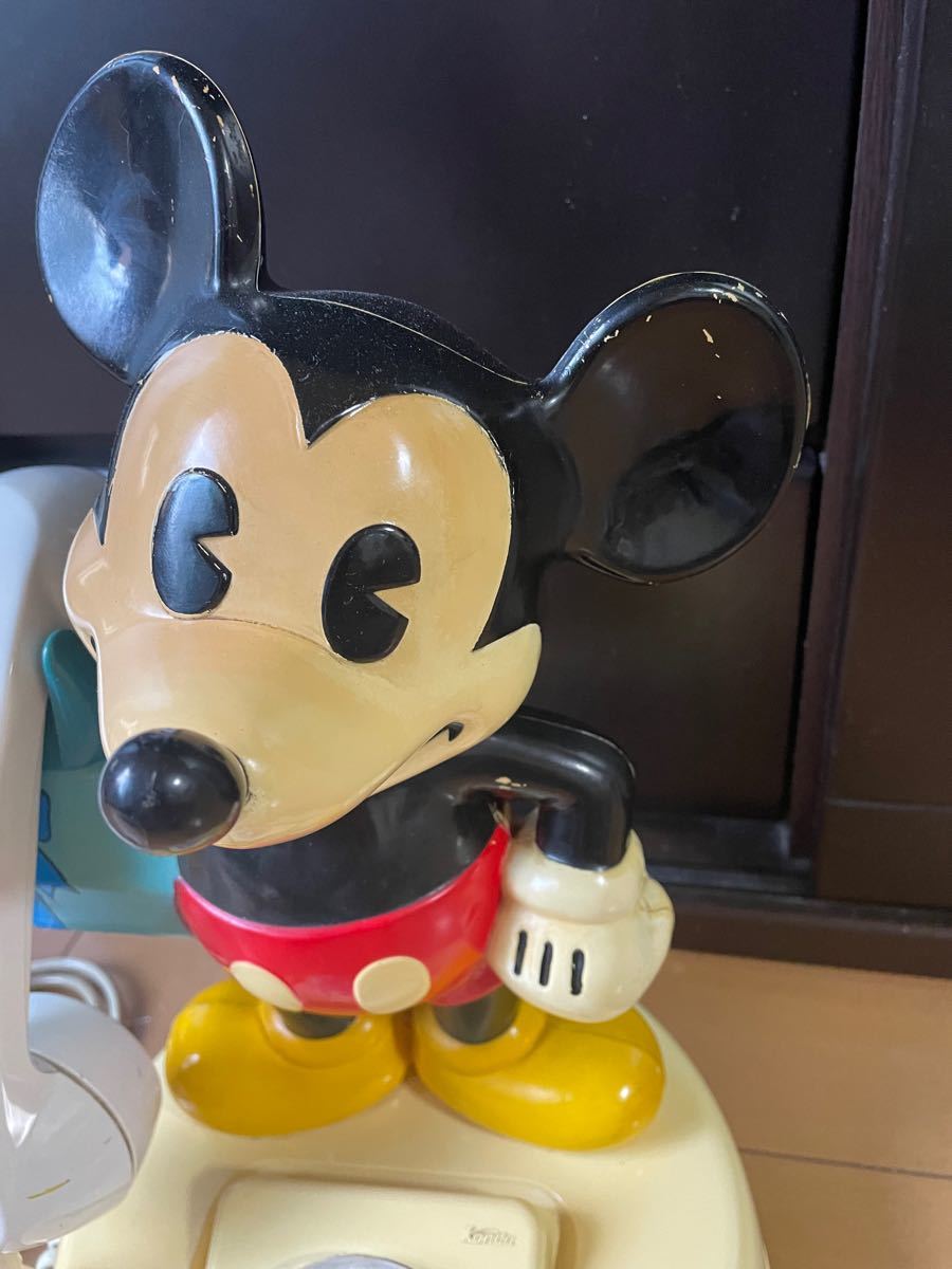 アンティーク　ミッキーマウスのダイヤル電話