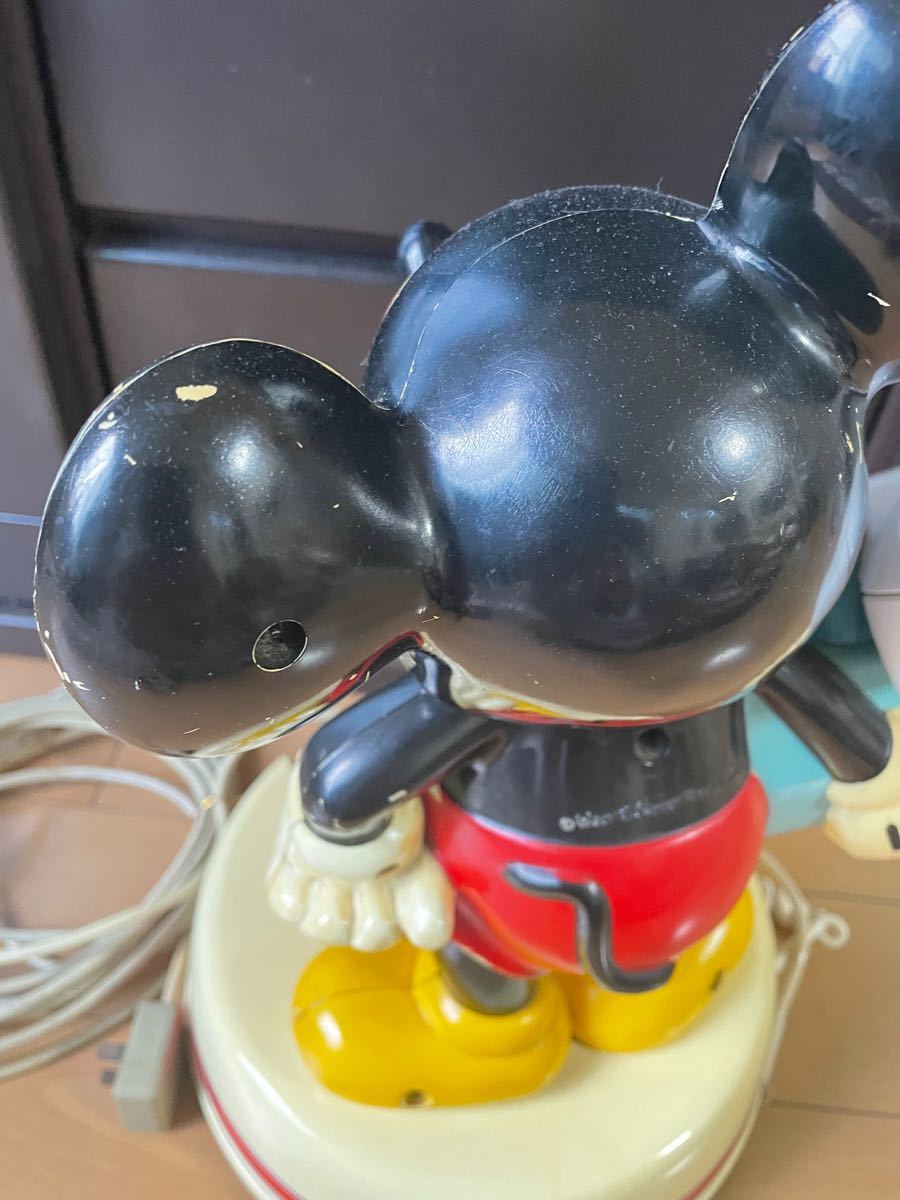 昭和レトロ ミッキーマウス 電話機 ダイヤル式電話 ディズニー 昭和レトロ ミッキーマウス 電話機 ダイヤル式電話 ディズニー