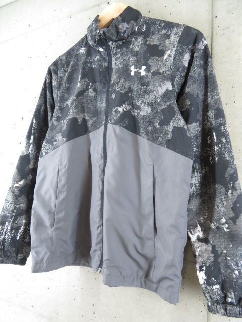 007m22* superior article. * Kids size *UNDER ARMOUR Under Armor camouflage -ju windbreaker blouson YXL/ jersey jacket 