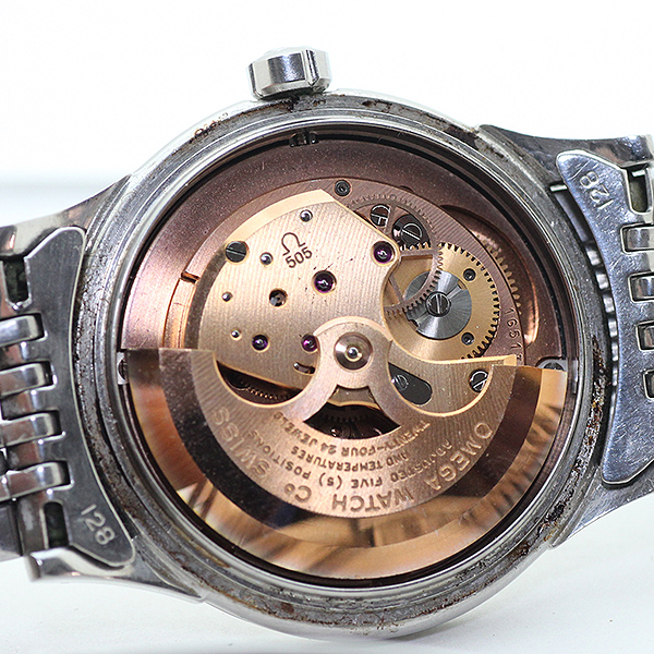 1円 OMEGA Constellationコンステレーション クロノメーター くさびインデックス メンズ 腕時計 純正ブレス メダル 2852 16SC Cal.505