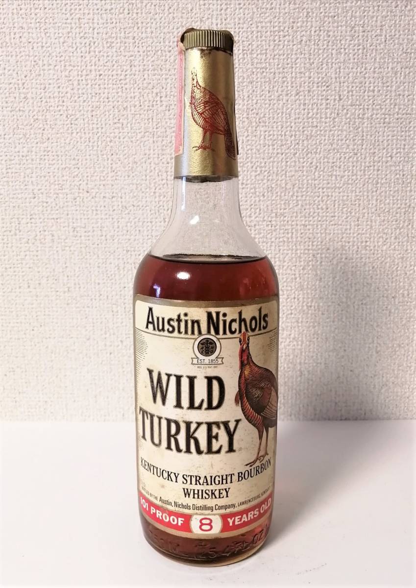 WILD TURKEY ワイルドターキー 101PROOF 8年物 旧ボトル 750ml 未開栓