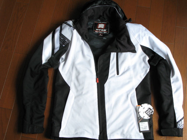 ST-S BACK-iD MESH PARKA ホワイト/ブラック Lサイズ camping.com