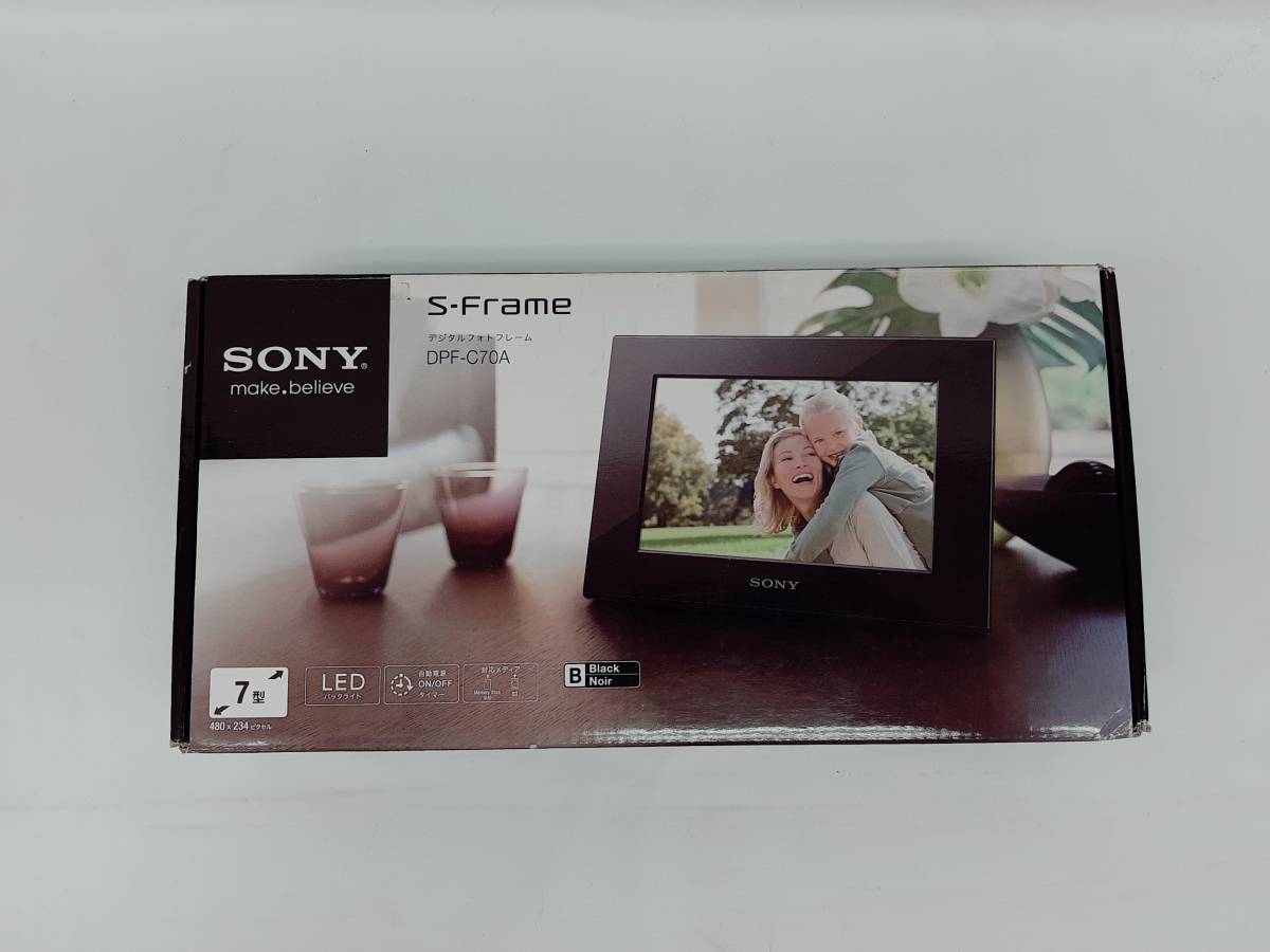 2021特集 展示品 ソニー SONY デジタルフォトフレーム S-Frame C70A 7.0型 ブラック DPF-