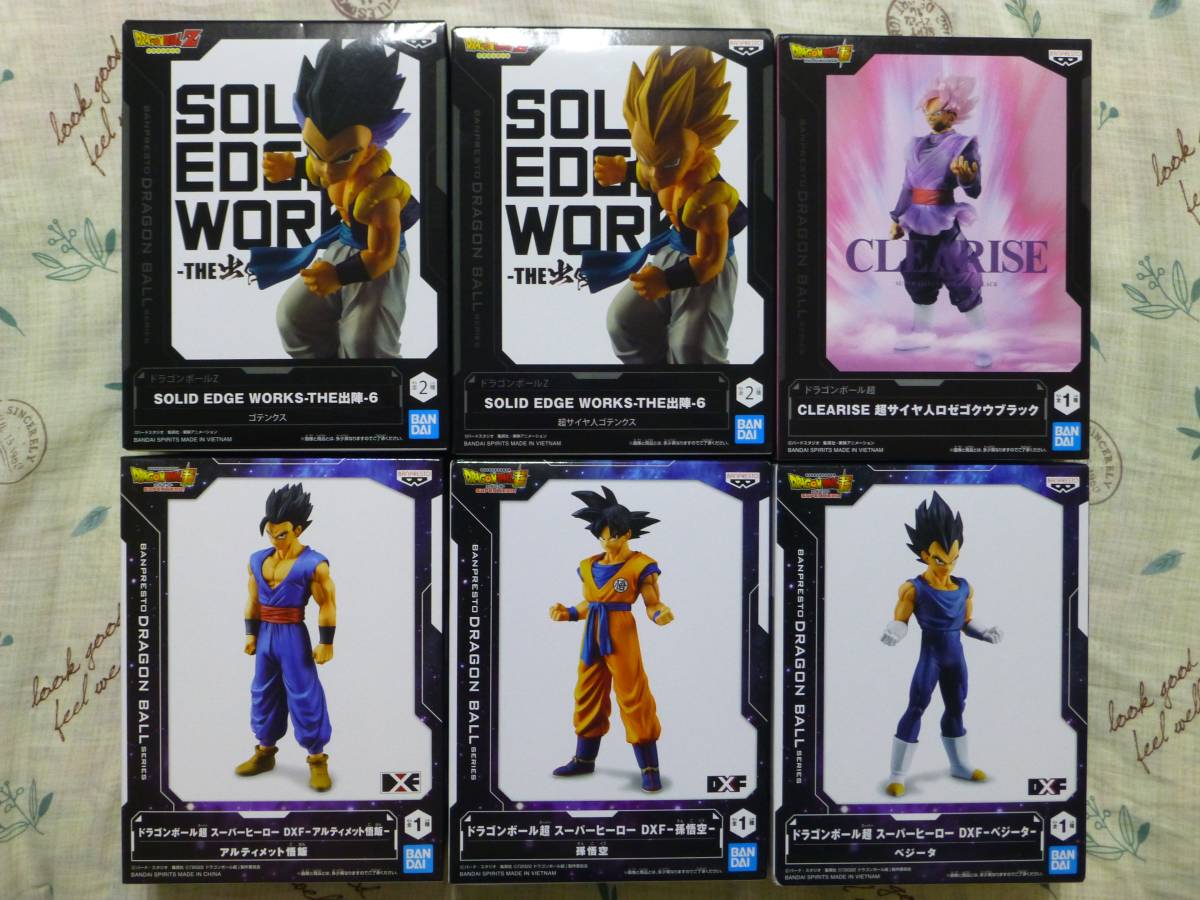 在庫一掃】 ドラゴンボール超スーパーヒーローDXFフィギュア6体セット