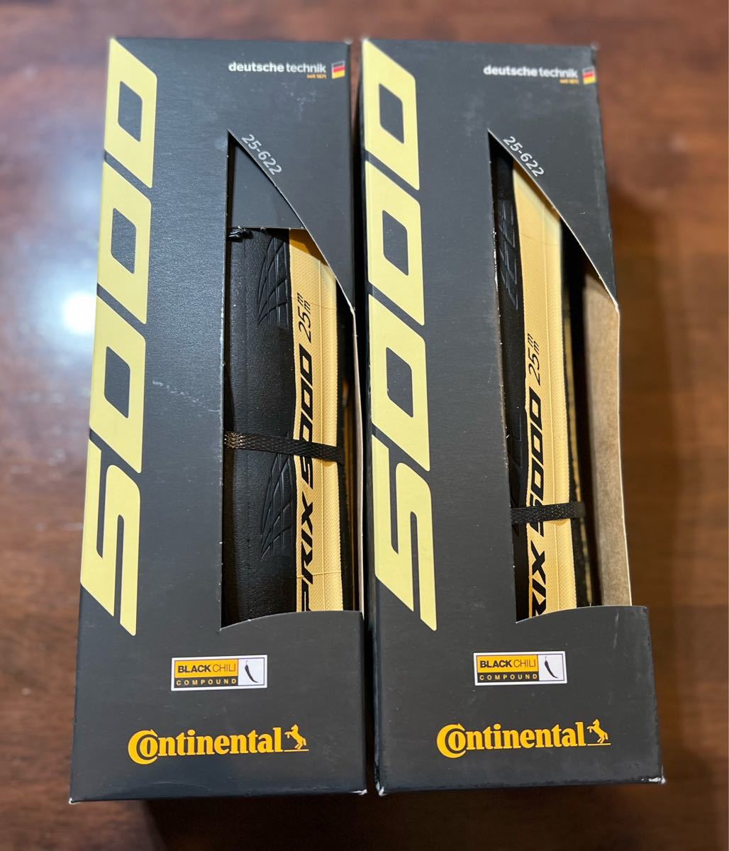 二本セット Continental GRAND PRIX 5000 クリンチャー クリーム 二本セット Continental GRAND PRIX 5000 クリンチャー クリーム