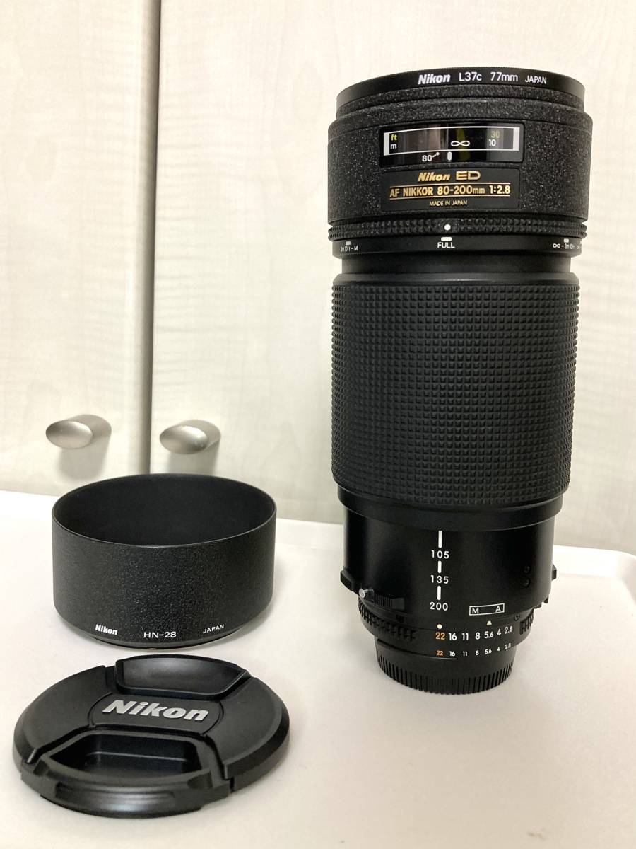 極美品】Nikon ニコン ニッコール AF NIKKOR 80-200mm 1:2.8 EDレンズ