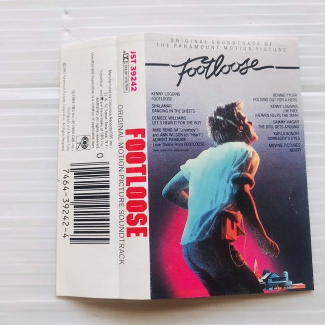 FOOTLOOSE カセットテープ 映画音楽 サウンドトラック サントラ 洋楽 洋画 フットルース_画像6