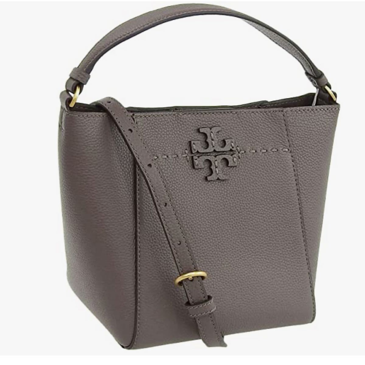 TORY BURCH ショルダーバッグ2way シルバーグレー