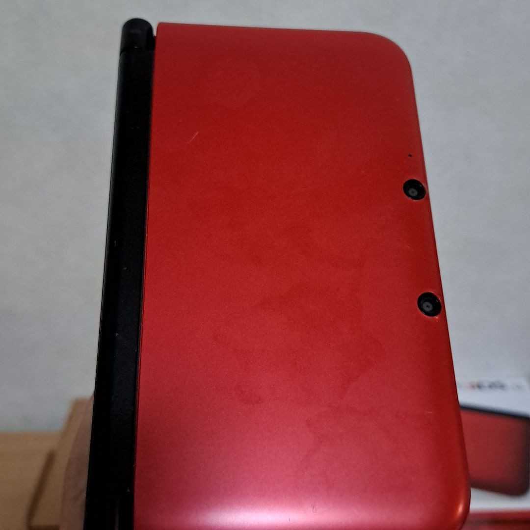 ニンテンドー3DS LL 本体 レッド 任天堂 タッチペン SDカード 付属品 赤