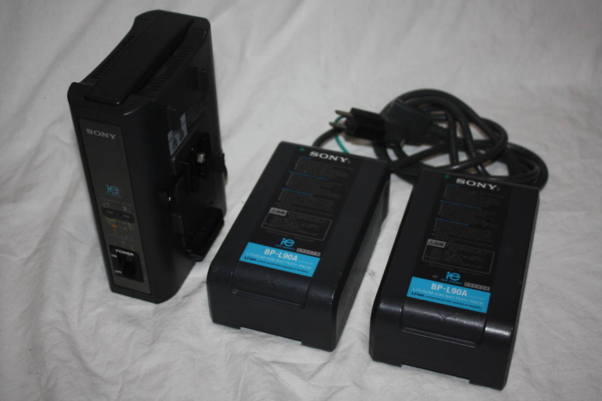 SONY BC-L50+BP-L90A(2本) 2連バッテリーチャージャー+リチウム SONY BC-L50+BP-L90A(2本) 2連バッテリーチャージャー+リチウム