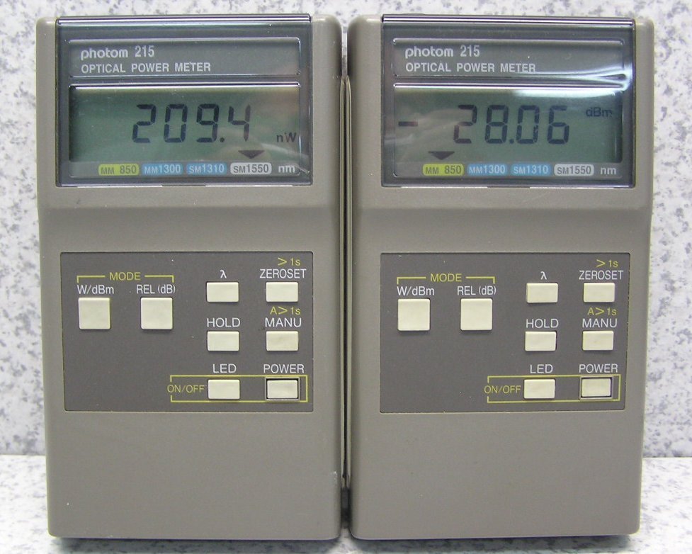 □Graytechnos/グレイテクノス GI&SMファイバー 長波長測定用 光パワー