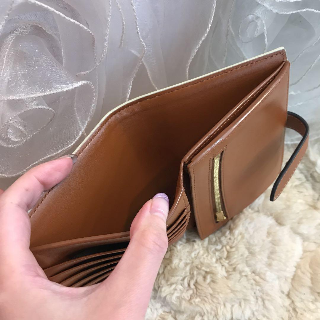 ☆美品☆セリーヌ ミディアム ストラップ ウォレット 二つ折り財布