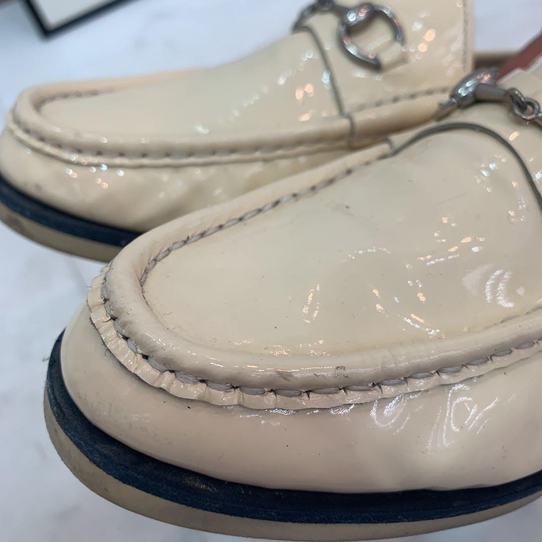 信用 GUCCI グッチ エナメルローファー asakusa.sub.jp