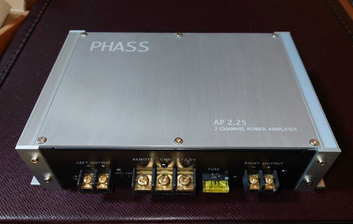 PHASS AP 2.25 パワーアンプ 希少 PHASS AP 2.25 パワーアンプ 希少