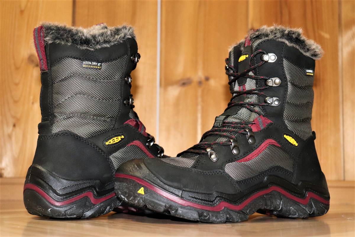 特価即決【未使用】 KEEN ★ DURAND Polar WATERPROOF トレッキングブーツ (24.5cm) ★ キーン アウトドア ウィンターブーツ 1013196 防水_画像2