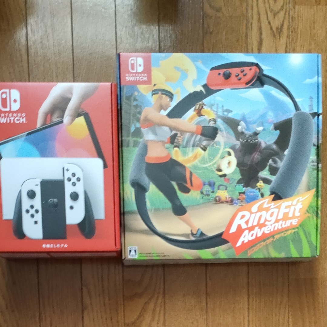 Nintendo Switch 有機ELモデル ホワイト+リングフィット
