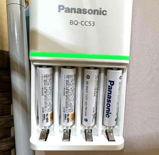Panasonic K-KJ53MCC84 充電式電池エネループ充電器セット パナソニック エネループ 充電式ニッケル水素電池 札幌市 白石店_画像5