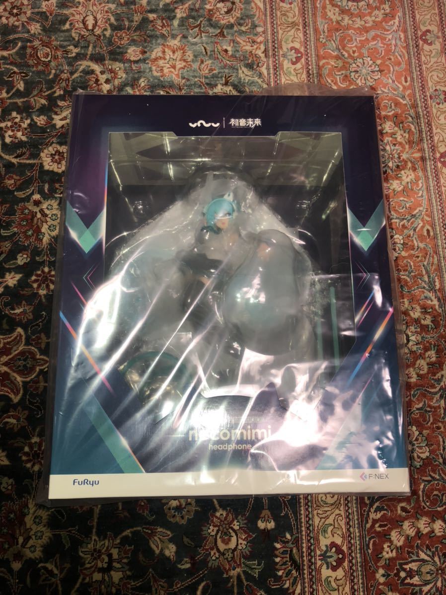 1円~ 新品未開封 妖舞YOWU F:NEX 初音ミク 猫耳ヘッドフォンVer. 1/7