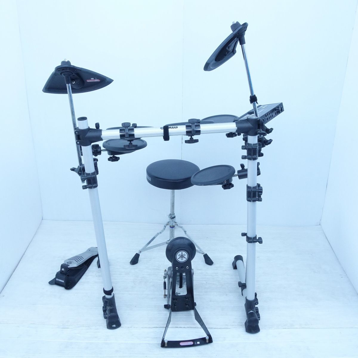 095 YAMAHA ヤマハ DTX500 電子ドラム セット アダプター/ペダル