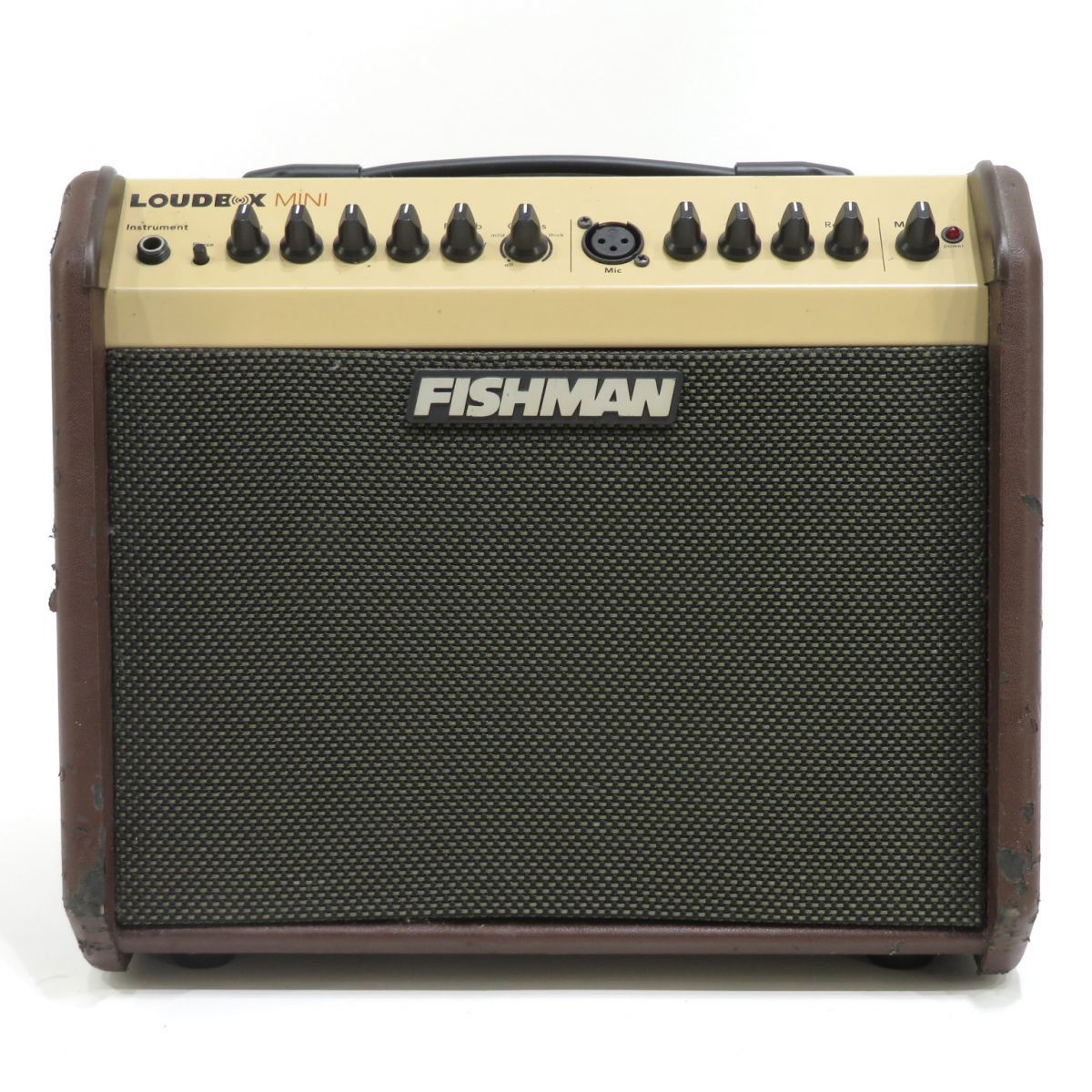 093 FISHMAN フィシュマン LOUDBOX MINI エレアコ用 アンプ 電源ケーブル付き ※ジャンク_画像1