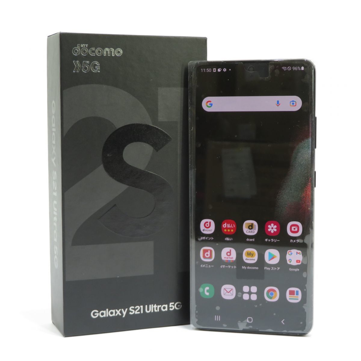 112 docomo Galaxy S21 Ultra 5G SC-52B 256GB/メモリ12GB ファントムブラック　※中古/利用〇_画像1