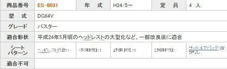 スクラム シートカバー DG64V クラッツィオ ES-6031 クラッツィオ ジュニア Jr シート 内装_Clazzio