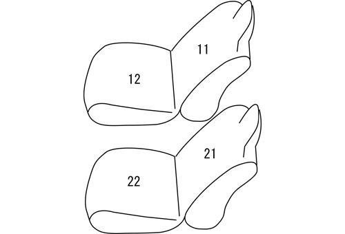 クラッツィオ ストロングレザー キルトタイプ ライトエース トラック S402U S412U シートカバー ET-4031-01 Clazzio 送料無料_Clazzio