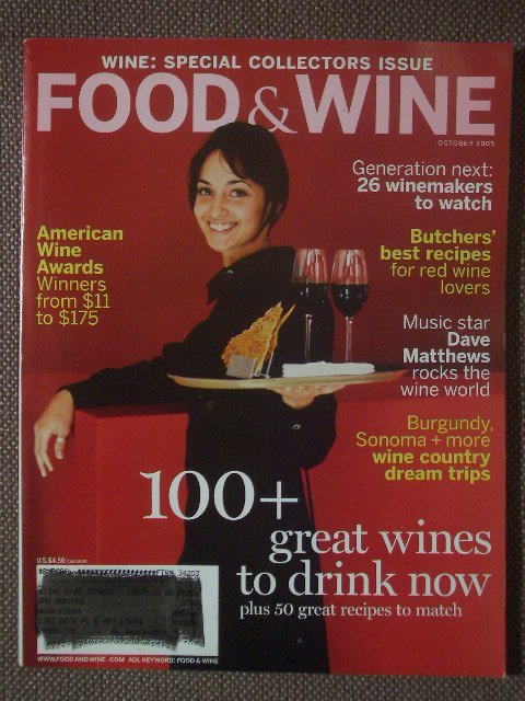 Food & Wine October 2005　英語版_画像1