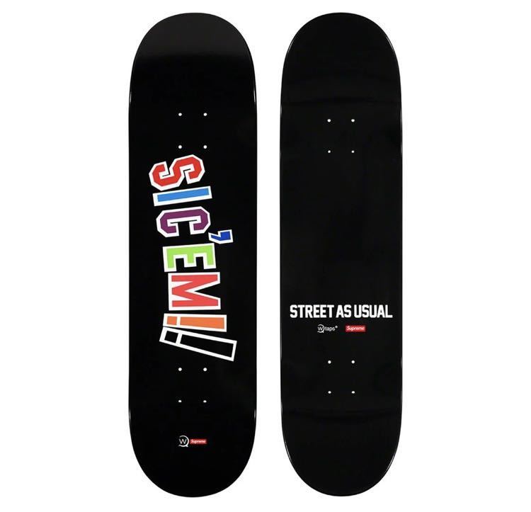 おまけ付】 Supreme/WTAPS Sic´em! Skateboard シュプリーム ダブル