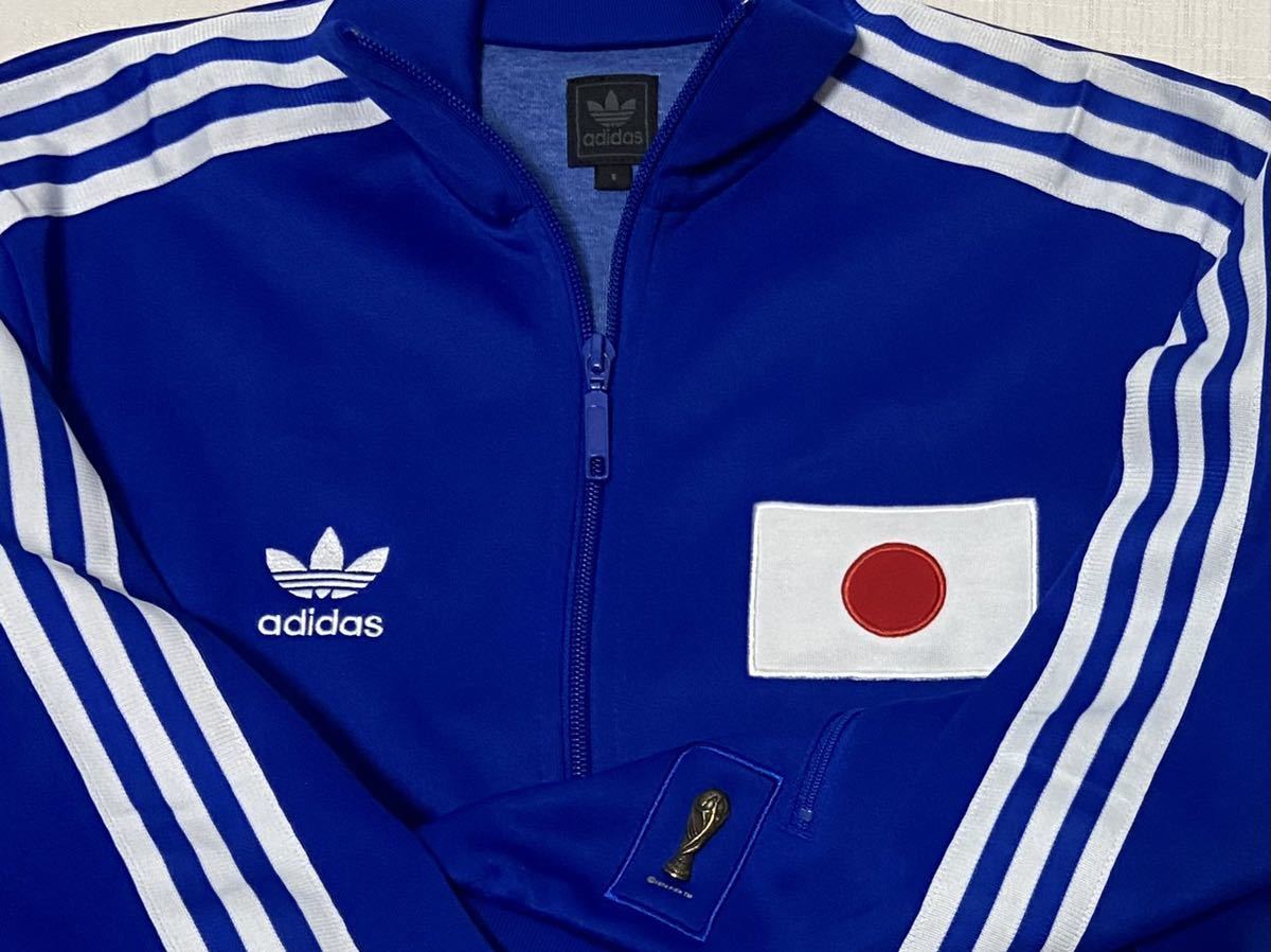 お中元 adidas FIFAサッカー 日本代表ジャージトラックジャケット 刺繍 